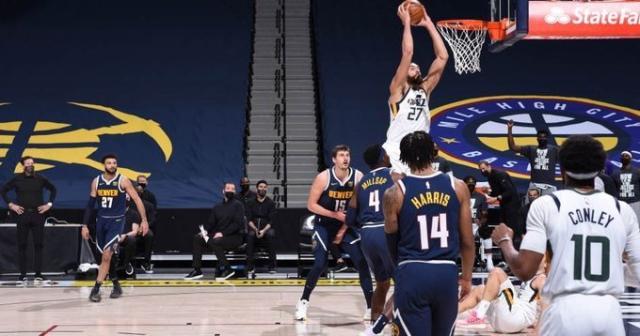 bob半岛体育-复仇掘金豪取5连胜 戈贝尔:我们比去年更强了